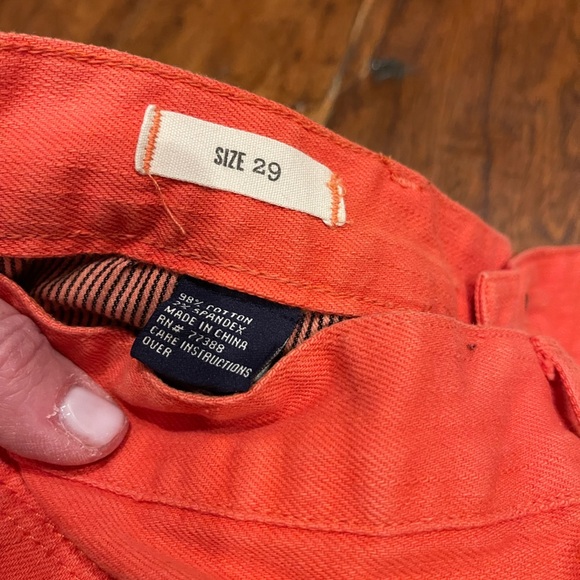 Madewell Coral Jean Shorts size 29 - Picture 5 of 5